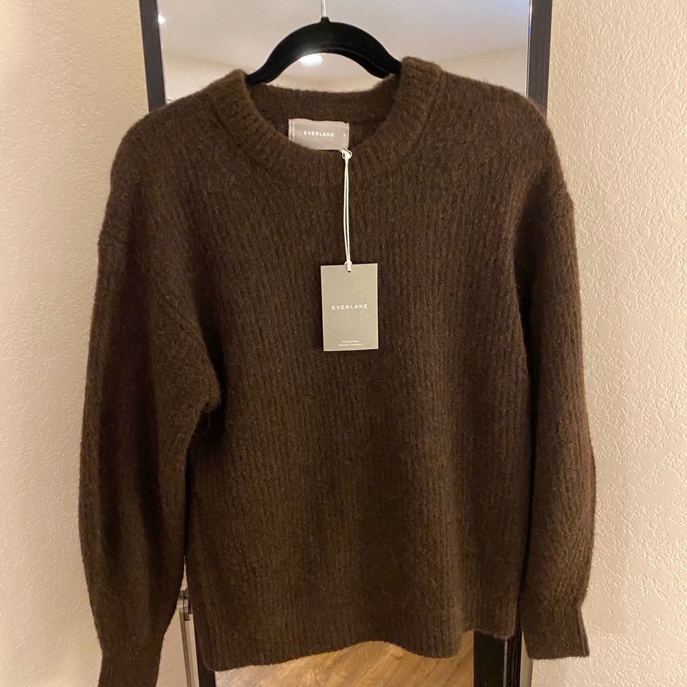 Everlane oversized Alpaca sweater NWT